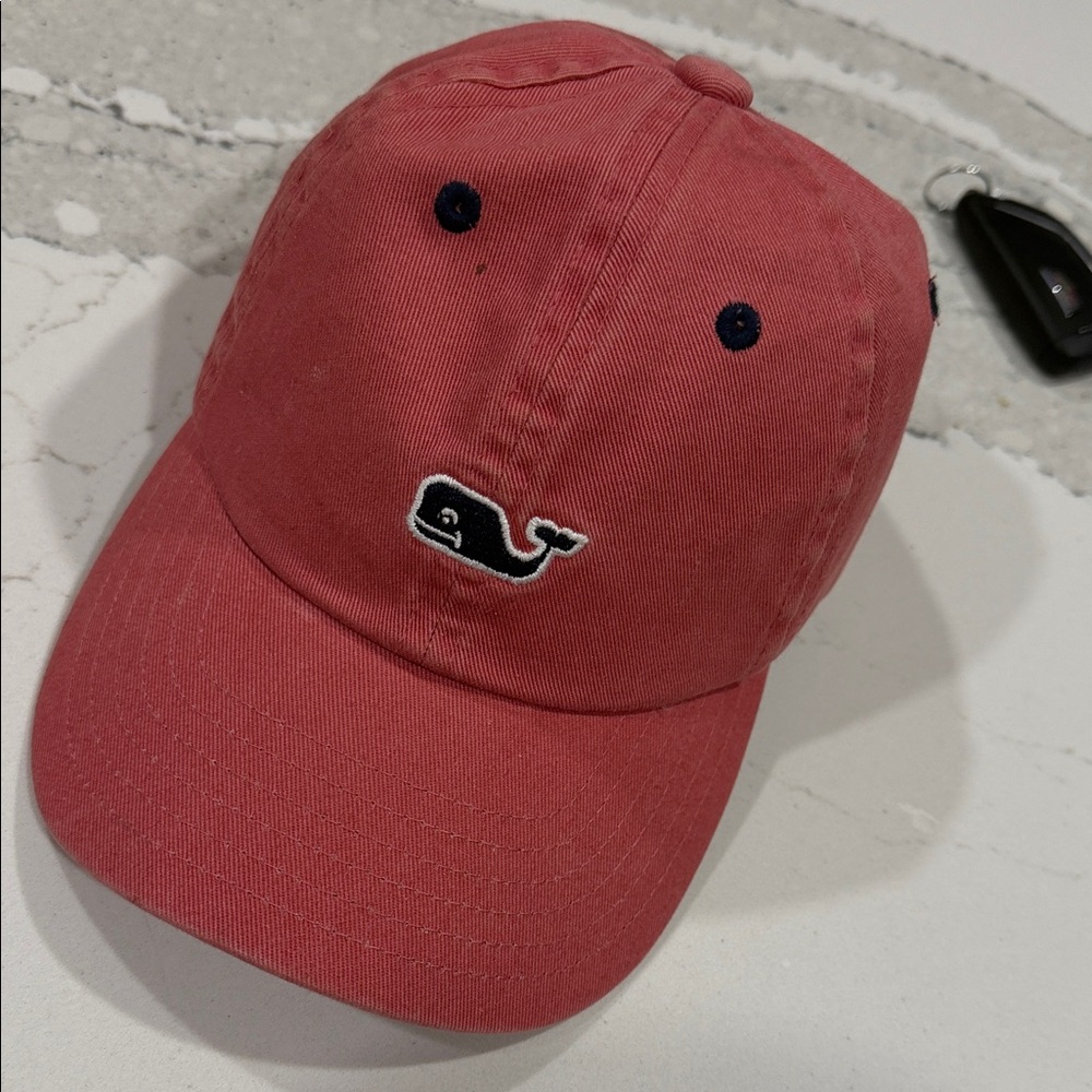 Pink Whale Logo Cap